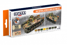 Hataka HTK-CS69 ORANGE LINE – WW2 Imperial Japanese Army AFV paint set (8x17ml)