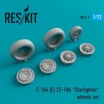 RESKIT RS72-0009 F-104E/CF-104 STARFIGHTER WHEELS SET 1/72