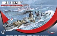 Mirage Hobby 350802 HMS Zinnia Korweta klasy Flower  1/350