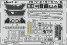 Eduard FE1194 F/A-18E MENG 1/48
