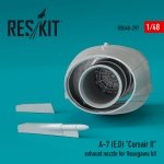 RESKIT RSU48-0297 A-7 (E,D) CORSAIR II EXHAUST NOZZLE FOR HASEGAWA KIT 1/48