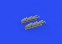 Eduard 648668 Spitfire Mk.V three-stacks exhausts fishtail EDUARD 1/48
