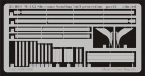 Eduard 28060 M-4A3 Sherman sandbag hull protection (for HOBBY BOSS) 1/48