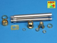 Aber 16L-05 Lufa 88 mm KwK 36 L/56 do czołgu Tiger I z wczesnej produkcji / German 88 mm KwK 36 L/56 Tiger I Early Barrel 1/16