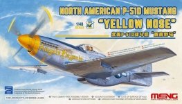 Meng LS-009 North American P-51D Mustang Yellow Nose 1/48