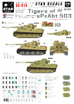 Star Decals 35-916 Tigers of sPzAbt 503 3 1/35