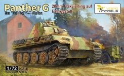 Vespid Models VS720012 Panther G 20mm Flakvierling auf Fahrgestell 1/72