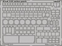 Eduard 48640 E-2C surface panels KINETIC (1:48)
