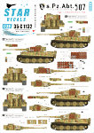 Star Decals 35-C1132 s.Pz.Abt. 507 Tiger I. 1/35