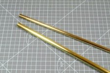 AK Interactive AK9112 BRASS PIPES 1.3MM Ø. 5 UNITS