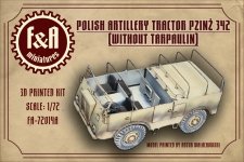 F&A Miniatures FA-72014A Pzinż 342 ciągnik bez plandeki 1/72