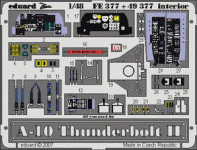 Eduard 49377 A-10 interior 1/48 Italeri