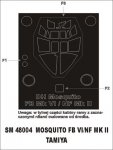 Montex SM48004 Mosquito FBVI/NF MkII TAMIYA