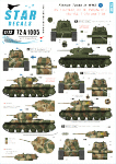 Star Decals 72-A1005 Finnish Tanks in WW2 # 1. KV-1 m/1942, KV-1E, ISU-152, PzKpfw IV Ausf J, T-37A and T-38 1/72