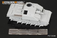 Voyager Model PE72036 WWII German Pz.Kpfw.III Grills (4pcs) for DRAGON 1/72