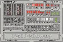 Eduard 32515 P-51D placards 1/32