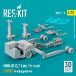 RESKIT RSK32-0010 MHU-83 D/E Late lift truck LOWER loading position (3D Printed model kit) 1/32