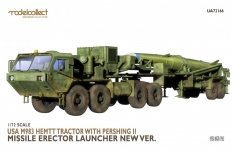 Modelcollect UA72166 USA M983 Hemtt Tractor With Pershing II Missile Erector Launcher new Ver. 1/72