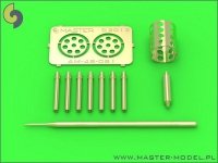 Master AM-48-081 Fairchild A-10 Thunderbolt II - GAU-8 Avenger gun tip and Pitot Tube (1:48)
