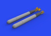 Eduard 648963 Italian WWII torpedo A.130 1/48