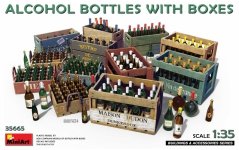 MiniArt 35665 ALCOHOL BOTTLES w/BOXES 1/35