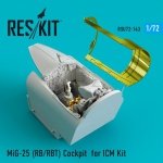 RESKIT RSU72-0143 MiG-25 RB/RBT Cockpit for Icm 1/72