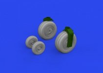 Eduard 648882 F-4E wheels MENG 1/48