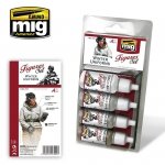 AMMO of Mig Jimenez 7020 Winter Uniforms Figures Set 4x17ml