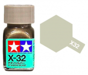 Tamiya X32 Titanium Silver (80032) Enamel Paint