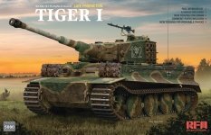 Rye Field Model 5080 Tiger I Late Production Zimmerit & Full Interior 1/35