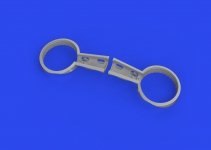 Eduard 648880 Bf 109F wheel bays rounded PRINT EDUARD 1/48