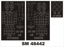 Montex SM48442 Ju-88A-5 ICM 1/48