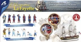 ARTESANIA LATINA 22517F Metalowe Figurki Hermione La Fayette - 14 szt figurek 1/80