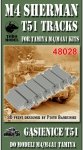 Toro 48028 M4 Sherman T51 Tracks for Tamiya M4/M4A1 Kits 1/48