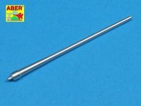 Aber 72L-38 7,5 cm KwK 44/1 L/70 lufa do czołgu Panther F /  7,5 cm KwK 44/1 L/70 german tank barrel for Panther Ausf.F 1/72