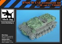 Black Dog T35009 Stug III C/D accessories set for Dragon 1/35