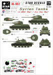 Star Decals 35-952 Syrian Tanks in 1967 War 1/35