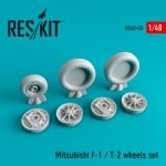 RESKIT RS48-0055 Mitsubishi F-1 / T-2 wheels set 1/48