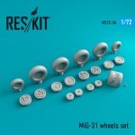 RESKIT RS72-0036 MIG-31 WHEELS SET 1/72