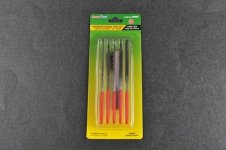 Trumpeter 09964 Assorted needle files set (Middle-Toothed)-3*140mm