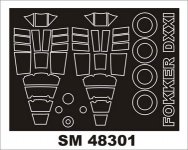 Montex SM48301 Fokker XXI (Wasp Engine) SPECJAL HOBBY