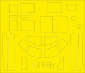 Eduard EX685 A-26B ICM 1/48