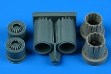 Aires 7393 Eurofighter Typhoon exhaust nozzles new Revell kit (03952, 03884/03818) (for REVELL) 1/72