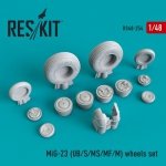 RESKIT RS48-0254 MiG-23 (UB/S/MS/MF/M) wheels set 1/48
