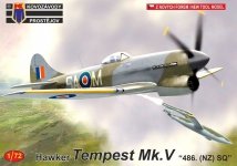 Kovozavody Prostejov KPM0222 Tempest Mk.V „486. (NZ) SQ“ 1/72