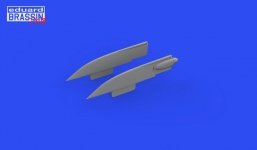 Eduard 648704 F-4B fin caps PRINT TAMIYA 1/48