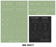 Montex MM48477 SEA FURY FB.11 AIRFIX A06105 1/48