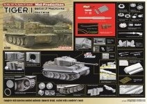 Dragon 6888 Tiger I Mid-Production w/Zimmerit Otto Carius Battle of Malinava Village 1944 1/35