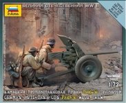 Zvezda 6114 German Anti-Tank Gun PAK-36 with crew (1:72)