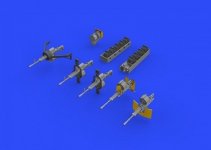 Eduard 672157 H8K2 Emily guns HASEGAWA 1/72